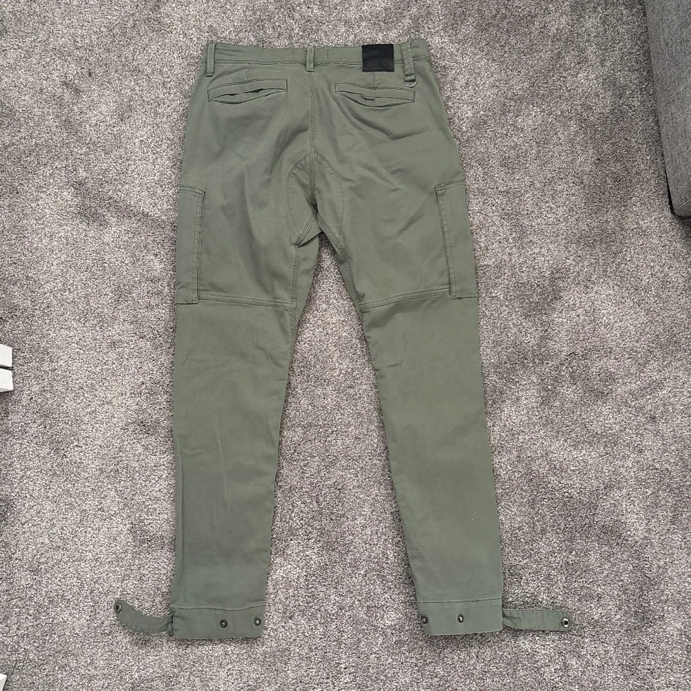 DU/ER Stretch Performance Cargo Pants Olive Green 34x32 - Picture 2 of 5